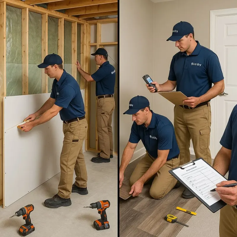 Repairs and Reconstruction process in New Windsor, NY